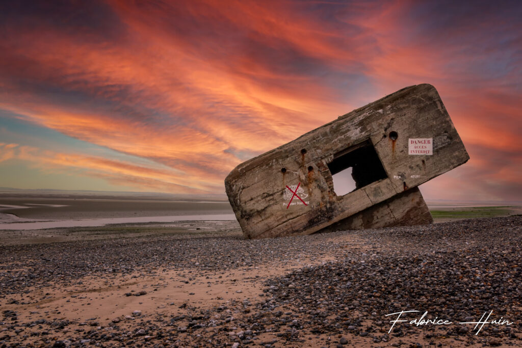 Coucher sur le bunker